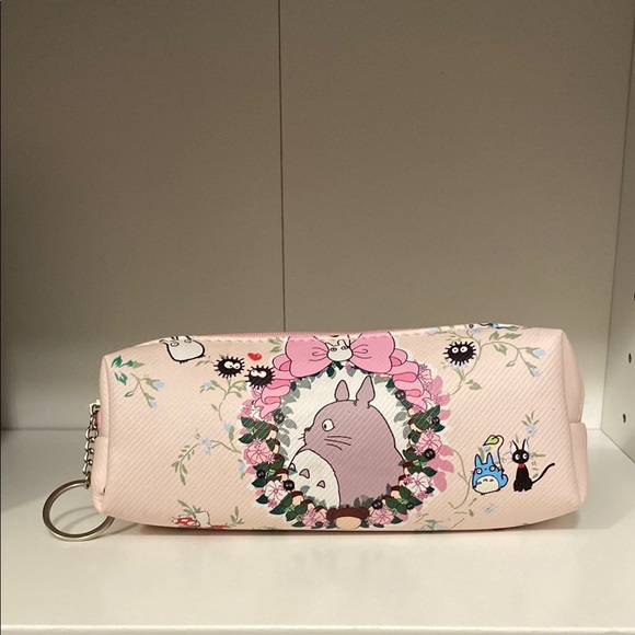 Pink Totoro Pencil Case - Picture 1 of 5